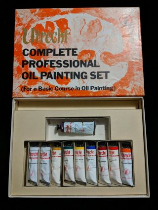 Vintage Utrecht Complete Professional Oil Painting Set