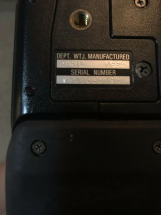 Vintage Quasar Color View Finder VHS Camcorder VM749 w/ Charger & Case 8