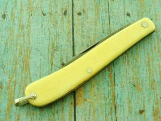 Schrade Cut Co Walden Ny Usa Folding Saddlehorn Pocket Knife Vintage Knives Nr