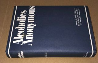 Alcoholics Anonymous Big Book Third Edition 54th Printing 1995 Hc/dj Like