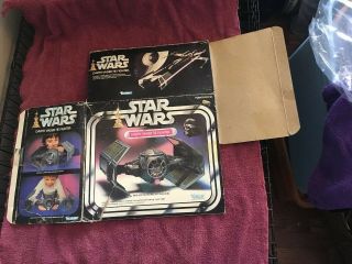 Vintage Kenner Star Wars Darth Vader Tie Fighter 1977 Box Only