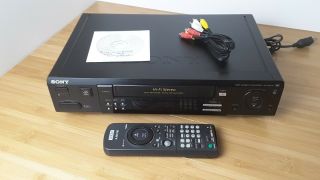 Sony Slv - M10hf Video Cassette Recorder Player,  & Heads Cleaned