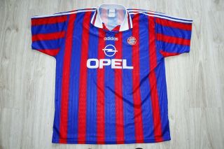 Authentic Vintage Adidas Bayern Munich Opel Shirt 1995/96 S.  Xxl