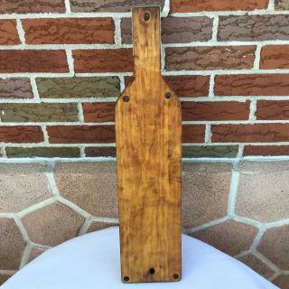 Vintage Wooden Fish Filet Cutting Board With Clip Farmhouse Decor Memo Holder 5