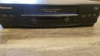 Panasonic PV - V4520 VCR VHS Player Omnivision 4 Head Hi - fi Stereo VCR - 3