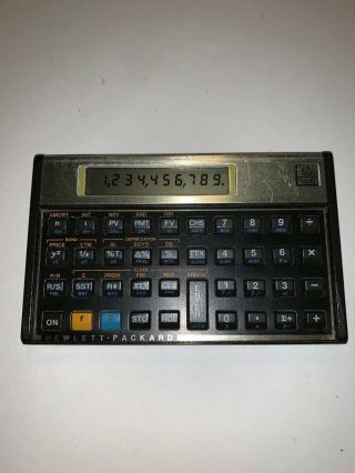 Hp - 12c Programmable Financial Calculator Vintage