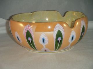 Vintage Noritake Art Deco Luster Bowl - 7.  5 " Wide