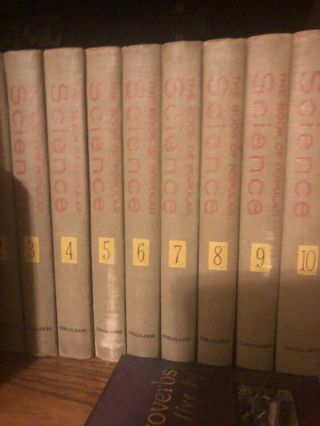 The Book Of Popular Science By Grolier,  A Complete 10 Volume Set,  1969