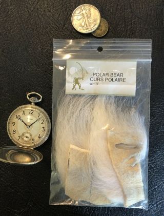Vintage Polar Bear Hair For Salmon Fly Tying