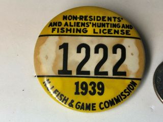 1939 Jersey Non Resident And Alien 