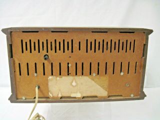 Vintage GE Alarm Clock & AM FM Radio Dual Speakers Solid State T - 2260H 3