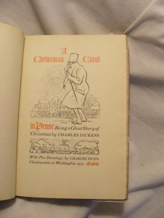 Charles Dickens (1933/decorated) A Christmas Carol