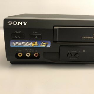 Sony SLV - N51 Hi - Fi 4 Head Video Cassette Recorder VHS VCR w/ Flash Rewind 2