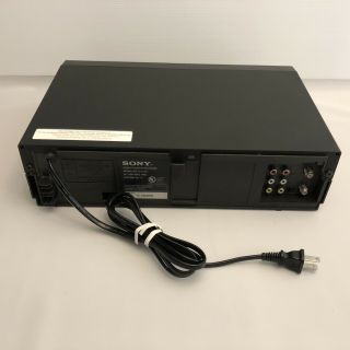 Sony SLV - N51 Hi - Fi 4 Head Video Cassette Recorder VHS VCR w/ Flash Rewind 8