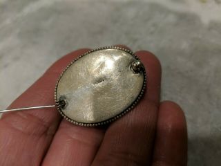 Vintage Sterling Pin Brooch Abalone (Mother of Pearl) (with Blister) 4