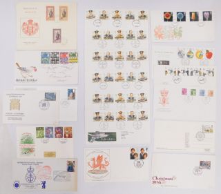 20x Vintage 50/70/80s First Day Cover Stamps Inc Uk,  Royal,  Monaco - A14