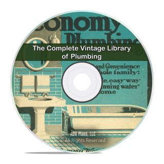 126 Classic Books & Catalogs On Plumbing,  Bathrooms,  How To Dvd I01