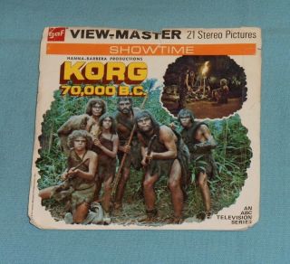 Vintage Korg 70,  000 B.  C.  70000 Bc View - Master Reels Packet With Booklet
