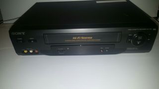 Sony SLV - N51 Hi - Fi 4 Head Video Cassette Recorder VHS VCR w/ Flash Rewind 4