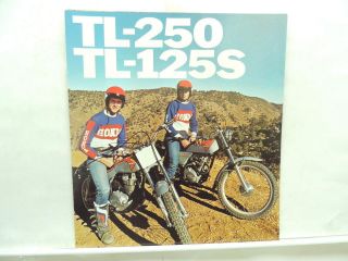 Vintage Honda Tl250 Tl125s Trials Bike Brochure L12625