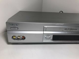 SONY SLV - N750 VHS PLAYER VIDEO CASSETTE RECORDER VCR Hi - Fi (NO REMOTE) 2