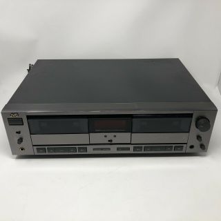 Jvc Td - W505 Grey Dual Auto Reverse Cassette Tape Deck Player Rec Pitch Control