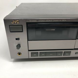 JVC TD - W505 Grey Dual Auto Reverse Cassette Tape Deck Player Rec Pitch Control 2