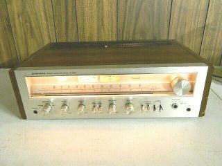 Vintage Pioneer Sx - 650 Receiver Stereo Unit Silverface Powers On