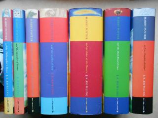Harry Potter - Complete Set Of 7 Hb Bks - 4 1st Eds - Bloomsbury - J.  K.  Rowling