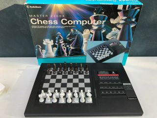 Vintage Radio Shack Master 2200x Electronic Computer Chess Board