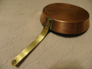 Vintage Small Copper Saute Pan