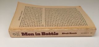 Men In Battle: A Story Of Americans In Spain By Alvah Bessie.  1977 Paperback