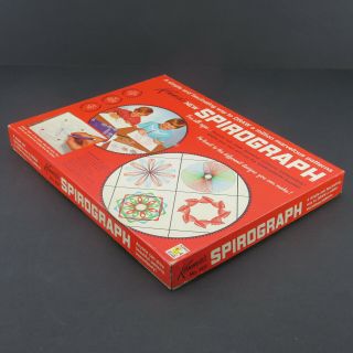 Vintage Kenner Spirograph 401 Art Set Toy Blue 1967,  Complete Board Paper 7