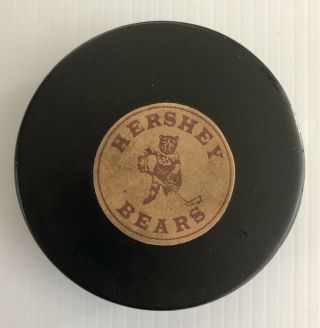 Vintage Hershey Bears American Hockey League Ahl Art Ross Ccm Converse Puck