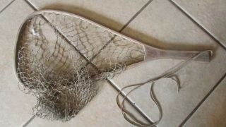 Vintage Horrocks - Ibbotson Wood Fishing/Landing Net - 23 3/4 