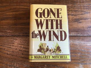 Gone With The Wind By Margaret Mitchell 1964 Hc/dj Reprint 1936 Edition N.