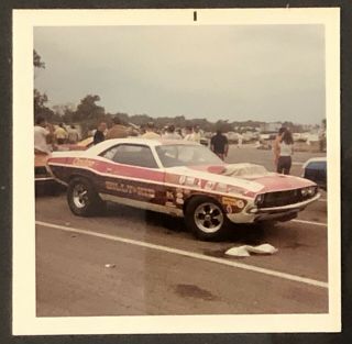 Vintage 1970’s 1971 Melvin Yow Billy The Kid Stepp’s Dodge Demon Snapshot Photo
