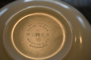 Vintage Pyrex Blue Wheat 023 1.  5 qt.  Hostess promotional bowl,  no lid 2