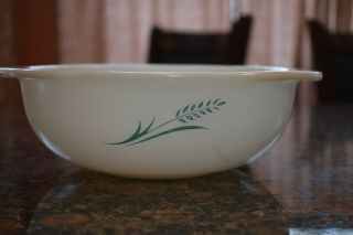 Vintage Pyrex Blue Wheat 023 1.  5 qt.  Hostess promotional bowl,  no lid 3