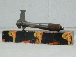 Vintage BROWN & SHARPE No 252 inside micrometer with case 4
