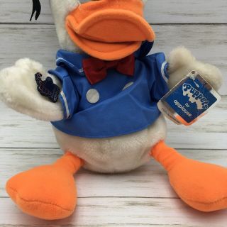 Vintage 1986 Applause Disney Donald Duck Puppet Plush Full Body 12054 3