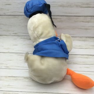 Vintage 1986 Applause Disney Donald Duck Puppet Plush Full Body 12054 5