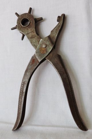 Vintage Leather Tool Belt – Punch Germany Henrich Borer - Puncher Hand Pliers