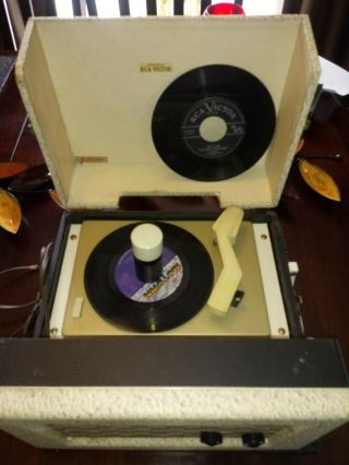 Rca Victor Portable Record Player Phonograph