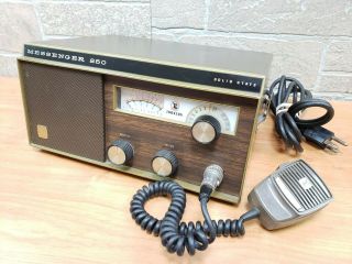 Vintage Johnson Messenger 250 Solid State Cb Radio 50th Anniversary Base