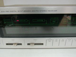 Realistic STA - 780 Digital Synthesized AM\FM Stereo Receiver 4867K 2