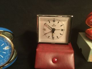 Vintage Junghans Travel Alarm Clock,  Very Junghans Runs Looks Great