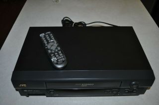 JVC HR - A591U VCR VHS 4 Head Hi - Fi Stereo Video Cassette Recorder Player 4