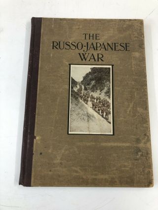 Vintage 1904 Russo Japanese War Book A Photograph Military History Collier 19735