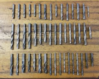 Vintage Machinist Drill Bits • M42 Cobalt Hss Metal Drilling Milling Tools ☆usa